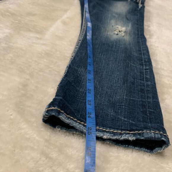 Silver Jeans Aiko Mid Capri Womens Denim Jeans Size 27‎ Pants - Picture 5 of 11